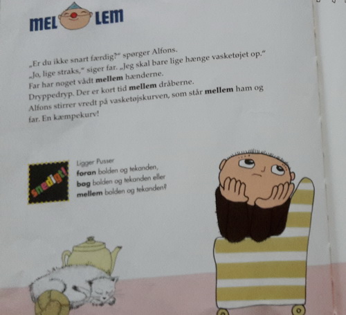 Eksempel fra Alfons leder her og der.